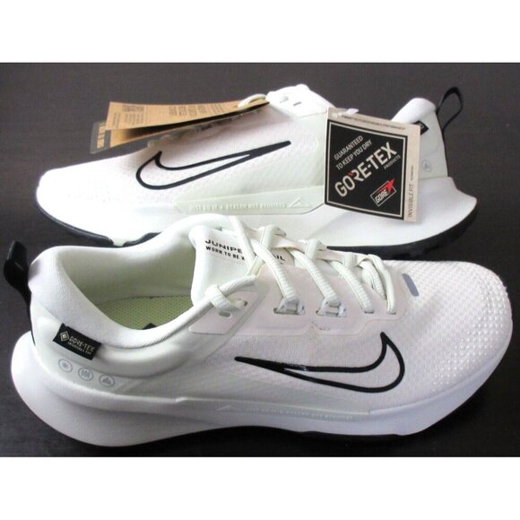 Nike Women's Juniper Trail 2 GTX V2 Running Shoes Pale Ivory Black Sizes NIB - Picture 2 of 6